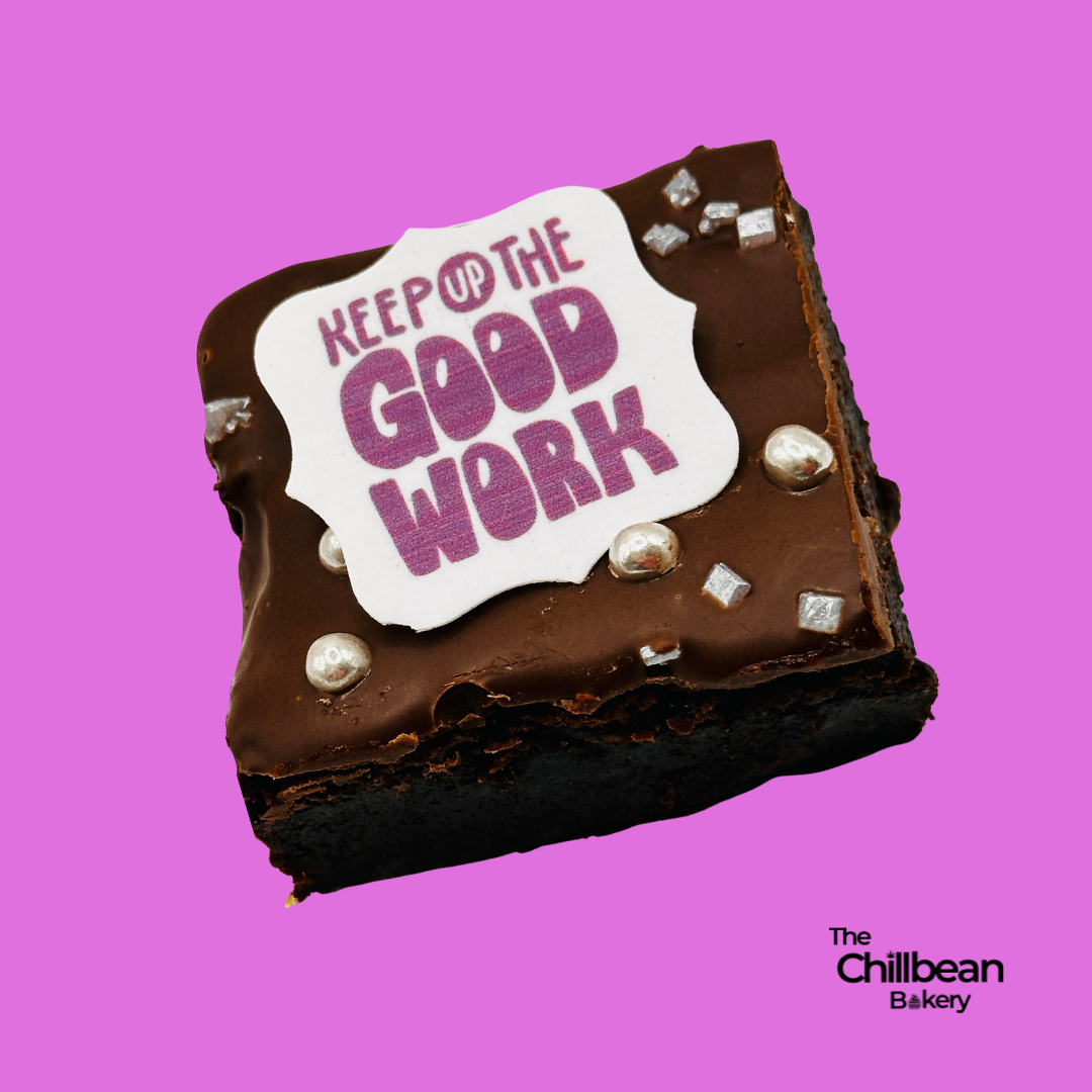 Belgium Chocolate brownies - Employee Appreciation themed