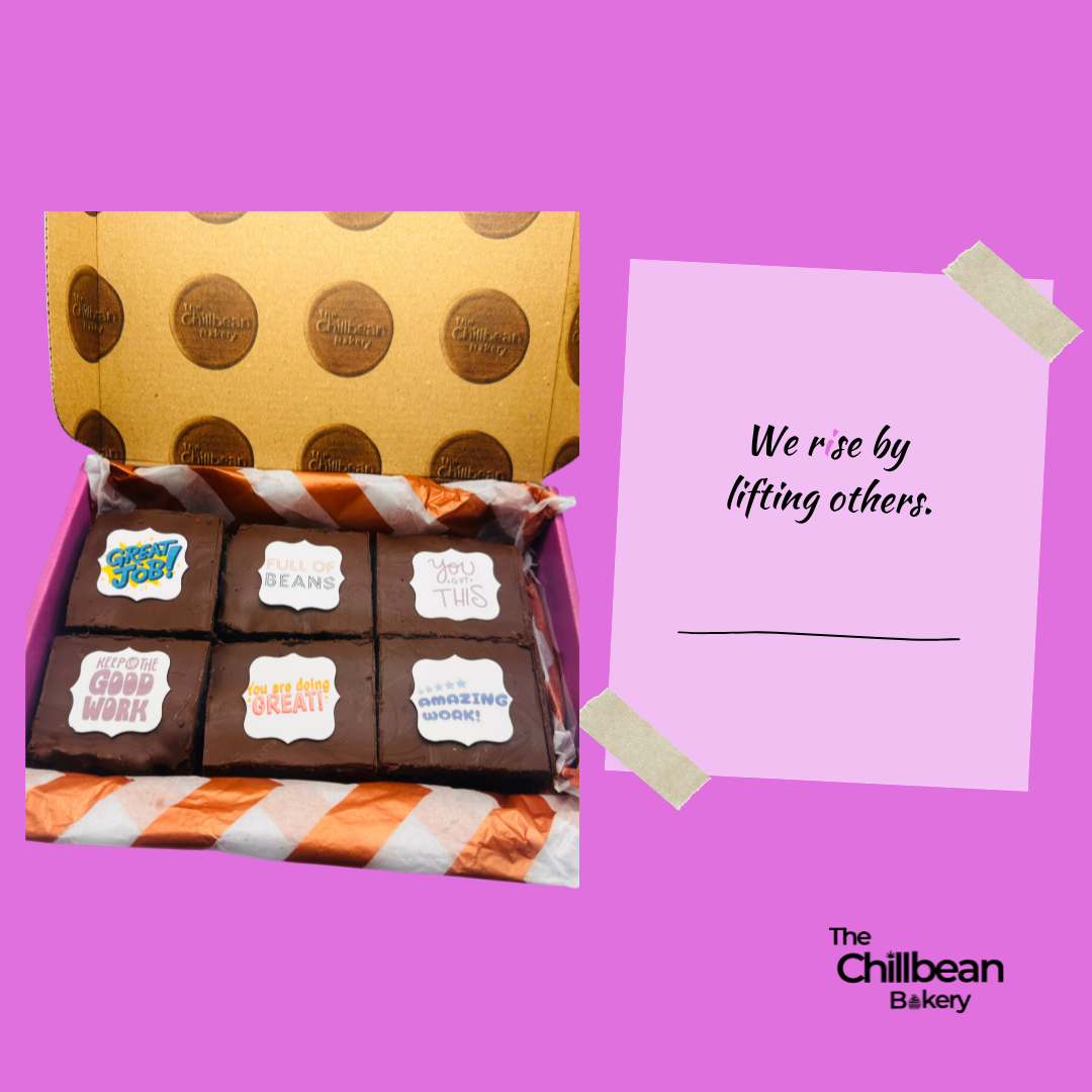 Belgium Chocolate brownies - Employee Appreciation themed